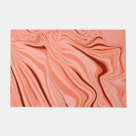 Tapete Tecido ondulado com tons leves de salmão, curva ve