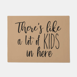 Tapete Tem um monte de crianças aqui em casa