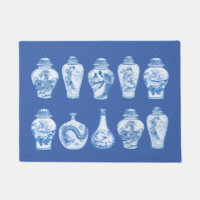 Templo de Chinoiserie Branca Azul Costeira - Jars 