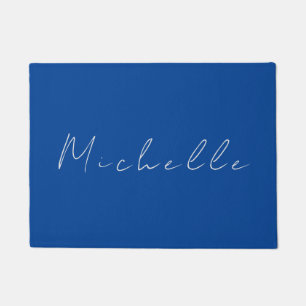 Tapete Tendência Minimalista Moderna Azul manuscrito