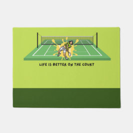 Tapete Tênis Engraçado dizer que a vida é melhor no tribu