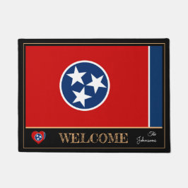 Tapete Tennessee Flag house mat /sport EUA