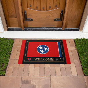 Tapete Tennessee Flag house mat /sport EUA