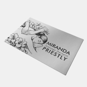 Tapete Terapêutica de Massagem Terapia Mãos Energia Spa B