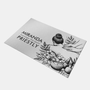 Tapete Terapêutica de Massagem Terapia Mãos Energia Spa B