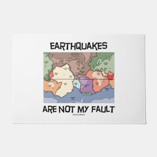 Tapete Terremotos não são meu mapa de tectônica de placas