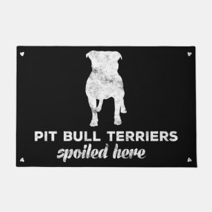 Tapete Terrier de pitbull estragados aqui
