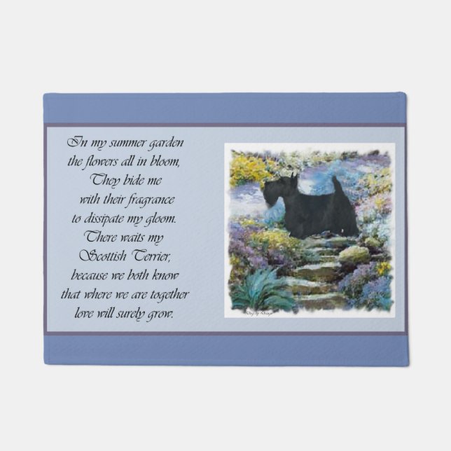 Tapete Terrier Lovers escoceses (Frente)