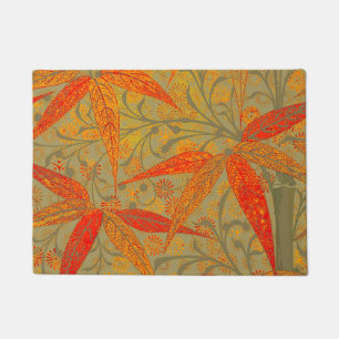 Tapete Terthy Bamboo Art Vintage Impressão Orange