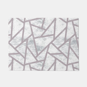 Tapete Teste padrão de mosaico cinzento pálido