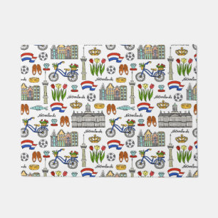 Tapete Teste padrão do Doodle de Netherland