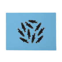 Teste padrão Salmon selvagem dos peixes