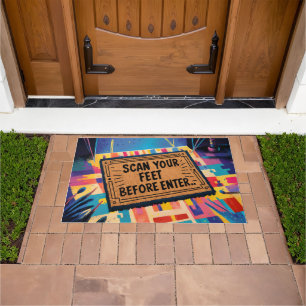 Tapete Testemunha de Barcode Doormat