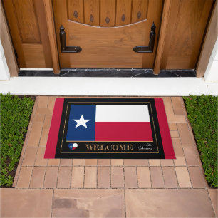 Tapete Texas & Texas Flag house mat /sport EUA