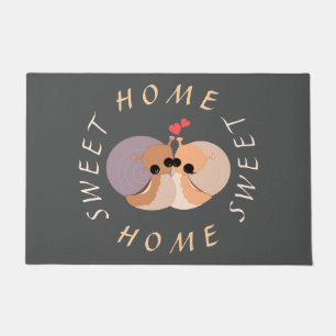 Tapete Texto da porta do caracol em branco - Home Sweet H