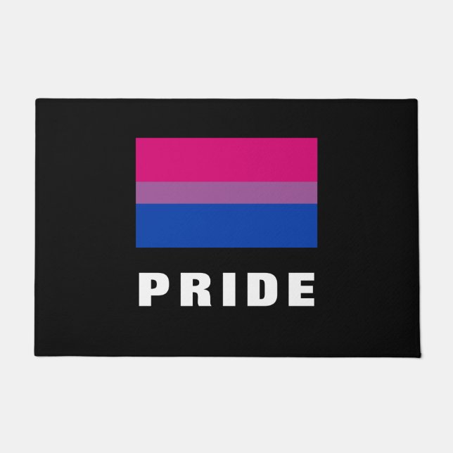 Tapete Texto Personalizado do Sinalizador Bissexual do Ar (Frente)