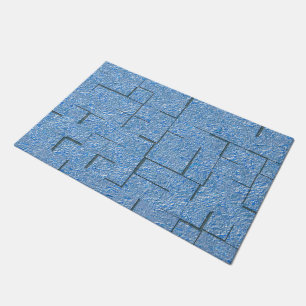 Tapete Textura azul-silicone com efeito mosaico e alivio