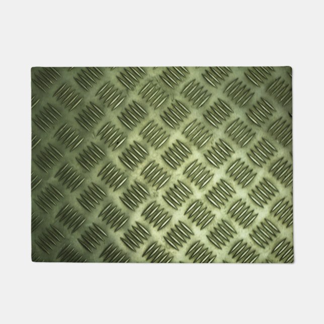 Tapete Textura de aço do revestimento do metal Checkered (Frente)