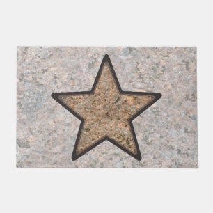 Tapete Textura de Rock com Decoração de Estrela
