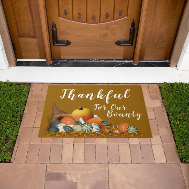 Tapete Thankful Cornucopia Thanksgiving   (Ar livre)