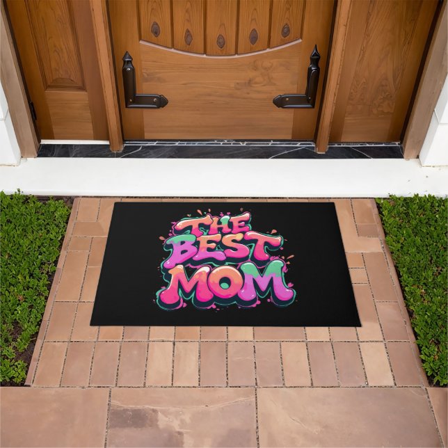 Tapete The best mom style graffiti (Ar livre)