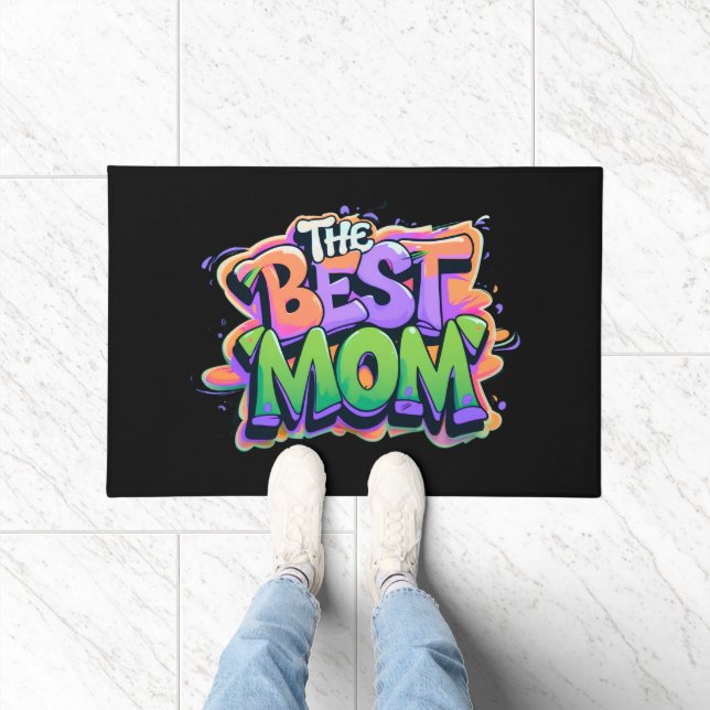 Tapete The best mom style graffiti (Interior)