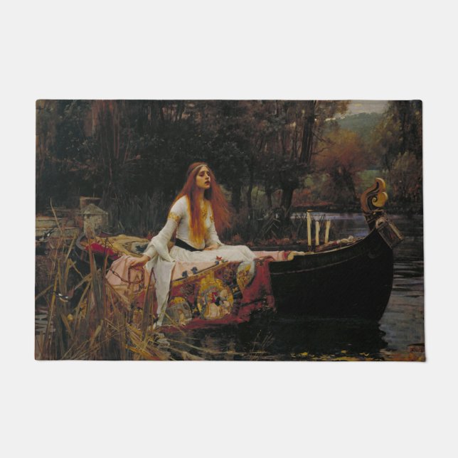 Tapete The Lady of Shalott - 1888 John William Waterhouse (Frente)