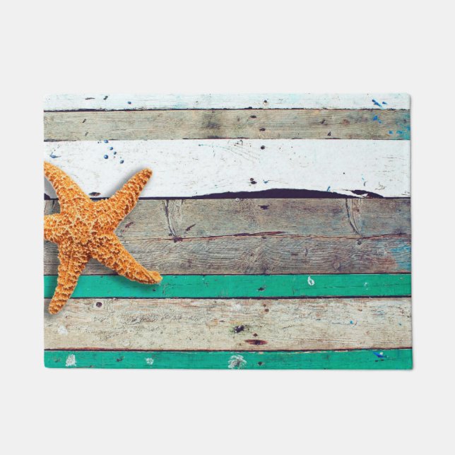 Tapete Theme Starfish Rustic Casamento (Frente)