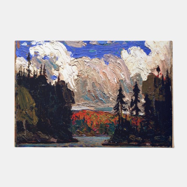 Tapete Thomson - Spruce Negro no outono (Frente)