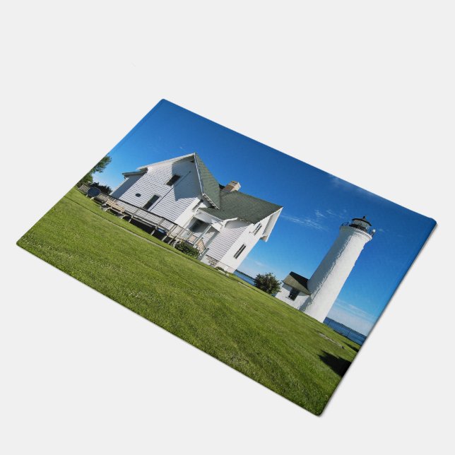 Tapete Tibbetts Point Lighthouse, Nova Iorque Door Mat (Inclinado)