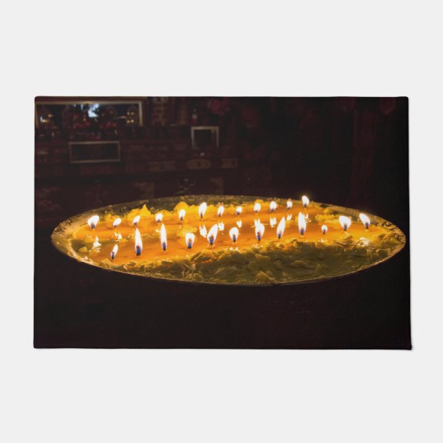 Tapete Tibete - Lâmpada de manteiga ritual (Frente)