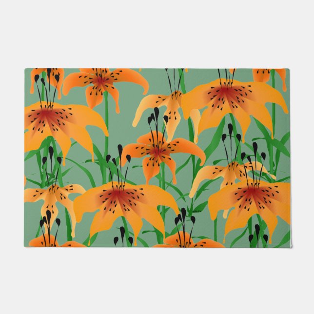 Tapete Tiger Lily Door Mat (Frente)