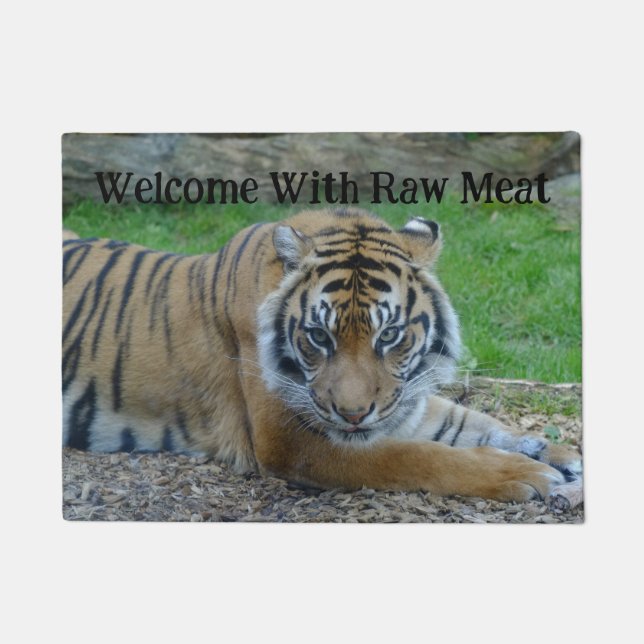 Tapete Tiger Welcome Door Mat (Frente)
