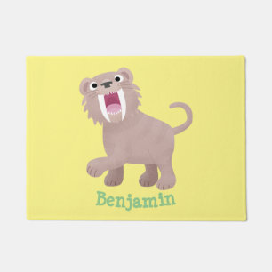 Tapete Tigre Smilodon de Tigre de Saber