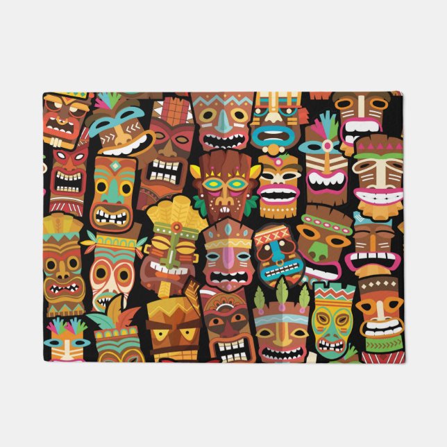 Tapete Tiki Pattern (Frente)