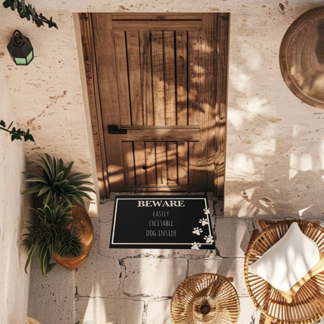 Tapete Típica moderna de Pet Cat Dog Paws personalizada (Criador carregado)