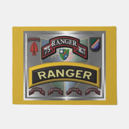 Tapete Tipo de Aço com Moldura 75º Regimento Ranger