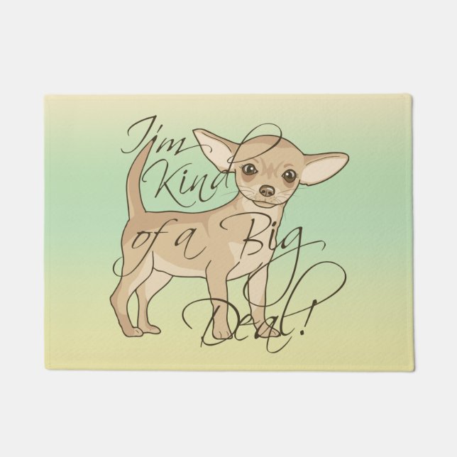 Tapete Tipo de I'm da chihuahua de uma grande coisa (Frente)