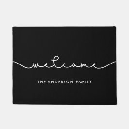 Tapete Tipo de letra simples e fofo Bem-vindo