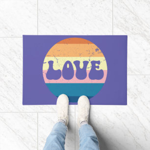 Tapete Tipografia Do Amor Com Vintage Sunset Strips