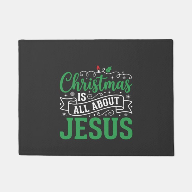 Tapete Tipografia Natal é Tudo Sobre Jesus (Frente)