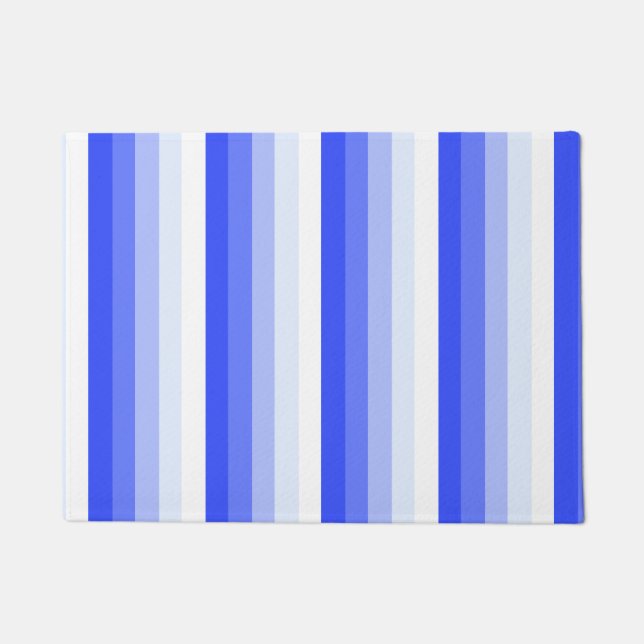 Tapete Tiras de sombra azuis reais (Frente)