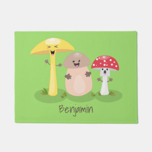 Tapete Toadstool de cogumelo-do-kawaii