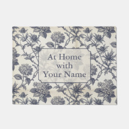 Tapete Toalete Botânico | Hidrangea e Sea Holly Personali