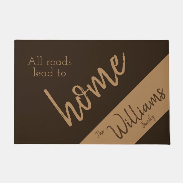 Tapete Todas as estradas levam a casa (Frente)