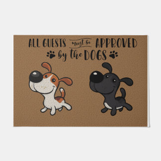 Tapete Todos Os Convidados Devem Ser Aprovados Por Cachor