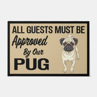 Tapete Todos Os Convidados Devem Ser Aprovados Por Pug, C