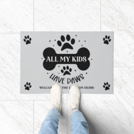 Tapete Todos os Meus Filhos Têm Patas