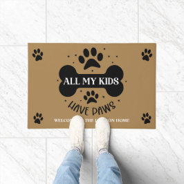Tapete Todos os Meus Filhos Têm Patas