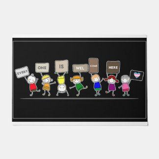 Tapete Todos São Bem-Vindos Aqui, Vem Esta Casa